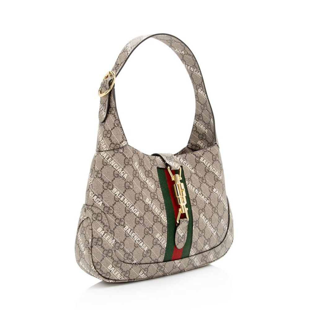 Gucci x Balenciaga GG Supreme The Hacker Project Jackie Small Shoulder Bag - Picture 2 of 14